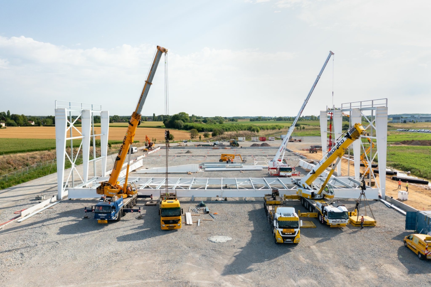 Chantier Vicky Foods, un projet clés en main réalisé par Cap Ingelec ...