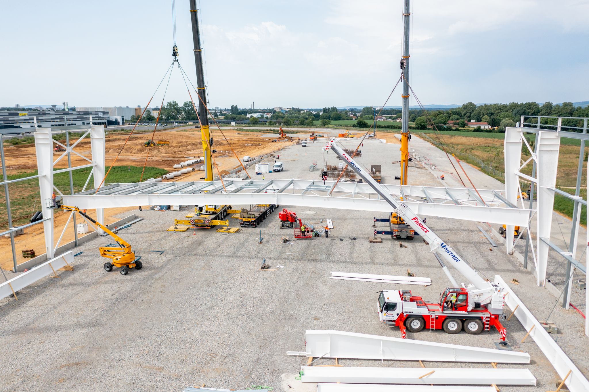 Chantier Vicky Foods, un projet clés en main réalisé par Cap Ingelec ...