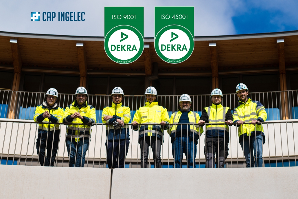 CAP INGELEC certified for its commitment to quality and safety - CapIngelec